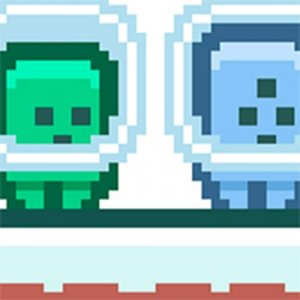 Green and Blue Cuteman Online Puzzle Game