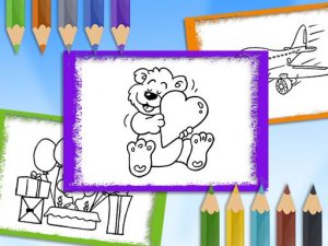 Cartoon Coloring Book: Kids Coloring Game