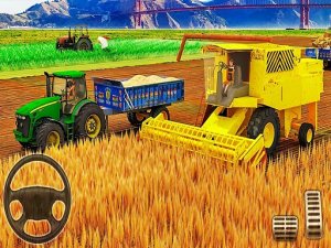 Modern Tractor Farming 3D Simulation