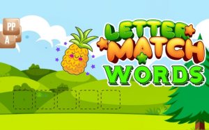 Letter Match Words: Picture Vocabulary Puzzle Online Game