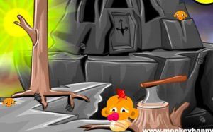 Monkey GO Happy Stage 10: Mountain Heart Adventure Puzzle Game
