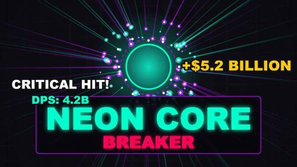 Neon Block Breaker Idle Puzzle