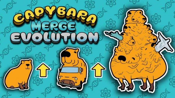 Capybara Merge Evolution Idle Farm