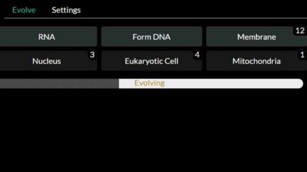 Evolution Clicker Incremental Game