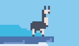 Cloudia Llama Platformer Game